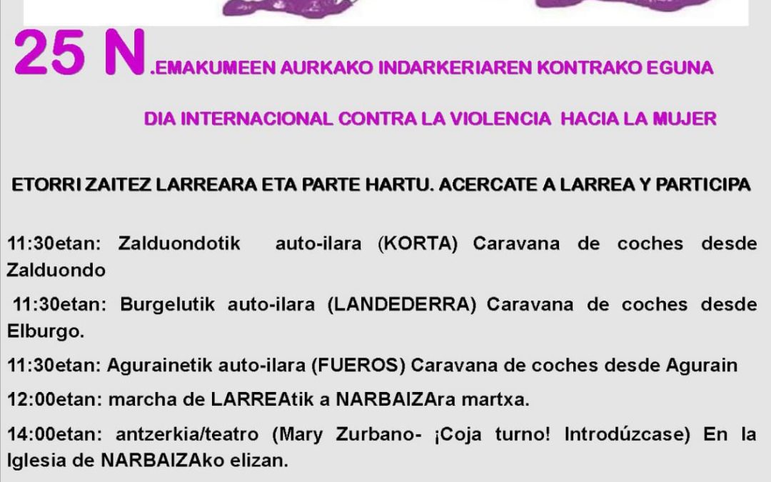 25 Noviembre Larrea. Barrundia