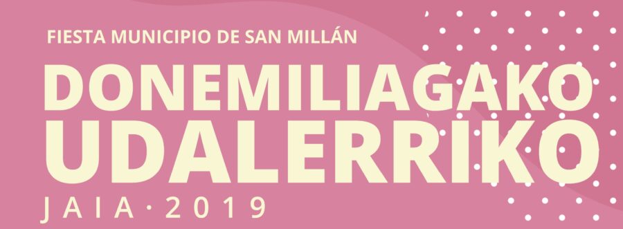 PROGRAMA FIESTA DE SAN MILLAN 2019